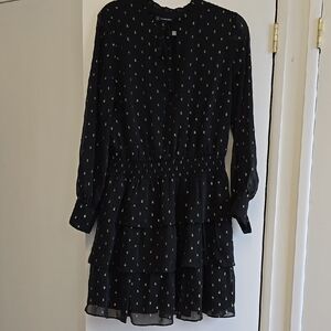 Elegant Black and Gold Women's Dress